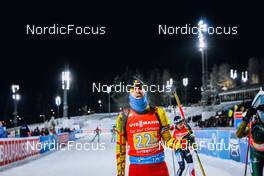 04.12.2021, Oestersund, Sweden, (SWE): Cesar Beauvais (BEL) - IBU World Cup Biathlon, relay men, Oestersund (SWE). www.nordicfocus.com. © Manzoni/NordicFocus. Every downloaded picture is fee-liable.