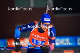 04.12.2021, Oestersund, Sweden, (SWE): Joscha Burkhalter (SUI) - IBU World Cup Biathlon, relay men, Oestersund (SWE). www.nordicfocus.com. © Manzoni/NordicFocus. Every downloaded picture is fee-liable.