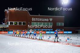 04.12.2021, Oestersund, Sweden, (SWE): Event Feature: athletes at the shooting range- IBU World Cup Biathlon, relay men, Oestersund (SWE). www.nordicfocus.com. © Manzoni/NordicFocus. Every downloaded picture is fee-liable.