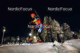 04.12.2021, Oestersund, Sweden, (SWE): Roman Rees (GER) - IBU World Cup Biathlon, relay men, Oestersund (SWE). www.nordicfocus.com. © Manzoni/NordicFocus. Every downloaded picture is fee-liable.
