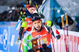 04.12.2021, Oestersund, Sweden, (SWE): Kosuke Ozaki (JPN) - IBU World Cup Biathlon, relay men, Oestersund (SWE). www.nordicfocus.com. © Manzoni/NordicFocus. Every downloaded picture is fee-liable.