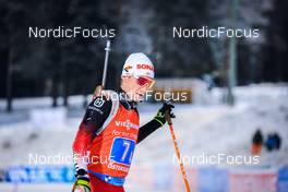04.12.2021, Oestersund, Sweden, (SWE): Felix Leitner (AUT) - IBU World Cup Biathlon, relay men, Oestersund (SWE). www.nordicfocus.com. © Manzoni/NordicFocus. Every downloaded picture is fee-liable.