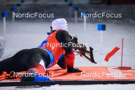 04.12.2021, Oestersund, Sweden, (SWE): Vetle Sjaastad Christiansen (NOR) - IBU World Cup Biathlon, relay men, Oestersund (SWE). www.nordicfocus.com. © Manzoni/NordicFocus. Every downloaded picture is fee-liable.