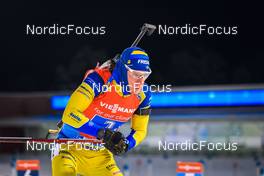 04.12.2021, Oestersund, Sweden, (SWE): Sebastian Samuelsson (SWE) - IBU World Cup Biathlon, relay men, Oestersund (SWE). www.nordicfocus.com. © Manzoni/NordicFocus. Every downloaded picture is fee-liable.