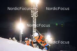 04.12.2021, Oestersund, Sweden, (SWE): Christian Gow (CAN) - IBU World Cup Biathlon, relay men, Oestersund (SWE). www.nordicfocus.com. © Manzoni/NordicFocus. Every downloaded picture is fee-liable.