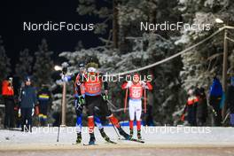 04.12.2021, Oestersund, Sweden, (SWE): Jules Burnotte (CAN) - IBU World Cup Biathlon, relay men, Oestersund (SWE). www.nordicfocus.com. © Manzoni/NordicFocus. Every downloaded picture is fee-liable.