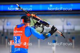 04.12.2021, Oestersund, Sweden, (SWE): Quentin Fillon Maillet (FRA) - IBU World Cup Biathlon, relay men, Oestersund (SWE). www.nordicfocus.com. © Manzoni/NordicFocus. Every downloaded picture is fee-liable.
