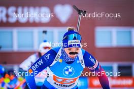 05.12.2021, Oestersund, Sweden, (SWE): Amy Baserga (SUI) - IBU World Cup Biathlon, relay women, Oestersund (SWE). www.nordicfocus.com. © Manzoni/NordicFocus. Every downloaded picture is fee-liable.