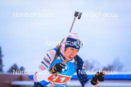 05.12.2021, Oestersund, Sweden, (SWE): Susan Dunklee (USA) - IBU World Cup Biathlon, relay women, Oestersund (SWE). www.nordicfocus.com. © Manzoni/NordicFocus. Every downloaded picture is fee-liable.