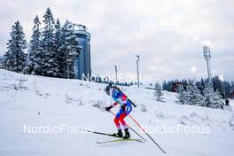 05.12.2021, Oestersund, Sweden, (SWE): Larisa Kuklina (RUS) - IBU World Cup Biathlon, relay women, Oestersund (SWE). www.nordicfocus.com. © Manzoni/NordicFocus. Every downloaded picture is fee-liable.