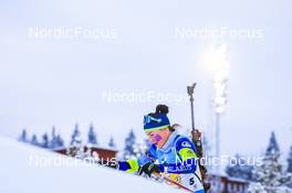05.12.2021, Oestersund, Sweden, (SWE): Elena Kruchinkina (BLR) - IBU World Cup Biathlon, relay women, Oestersund (SWE). www.nordicfocus.com. © Manzoni/NordicFocus. Every downloaded picture is fee-liable.