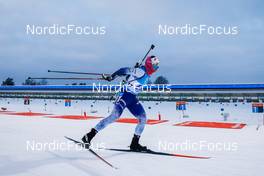 05.12.2021, Oestersund, Sweden, (SWE): Nastassia Kinnunen (FIN) - IBU World Cup Biathlon, relay women, Oestersund (SWE). www.nordicfocus.com. © Manzoni/NordicFocus. Every downloaded picture is fee-liable.