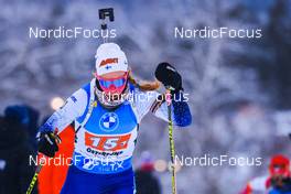 05.12.2021, Oestersund, Sweden, (SWE): Suvi Minkkinen (FIN) - IBU World Cup Biathlon, relay women, Oestersund (SWE). www.nordicfocus.com. © Manzoni/NordicFocus. Every downloaded picture is fee-liable.