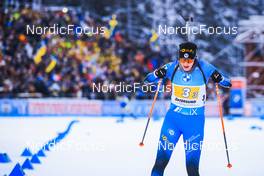 05.12.2021, Oestersund, Sweden, (SWE): Julia Simon (FRA) - IBU World Cup Biathlon, relay women, Oestersund (SWE). www.nordicfocus.com. © Manzoni/NordicFocus. Every downloaded picture is fee-liable.