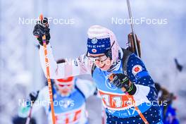 05.12.2021, Oestersund, Sweden, (SWE): Susan Dunklee (USA) - IBU World Cup Biathlon, relay women, Oestersund (SWE). www.nordicfocus.com. © Manzoni/NordicFocus. Every downloaded picture is fee-liable.