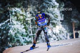02.12.2021, Oestersund, Sweden, (SWE): Alexandr Mukhin (KAZ) - IBU World Cup Biathlon, sprint men, Oestersund (SWE). www.nordicfocus.com. © Manzoni/NordicFocus. Every downloaded picture is fee-liable.