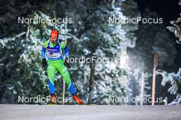 02.12.2021, Oestersund, Sweden, (SWE): Klemen Bauer (SLO) - IBU World Cup Biathlon, sprint men, Oestersund (SWE). www.nordicfocus.com. © Manzoni/NordicFocus. Every downloaded picture is fee-liable.