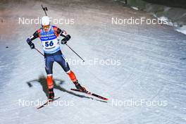 02.12.2021, Oestersund, Sweden, (SWE): Adam Runnalls (CAN) - IBU World Cup Biathlon, sprint men, Oestersund (SWE). www.nordicfocus.com. © Manzoni/NordicFocus. Every downloaded picture is fee-liable.