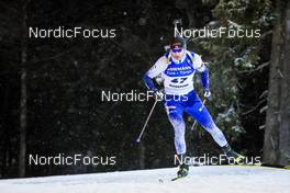 02.12.2021, Oestersund, Sweden, (SWE): Olli Hiidensalo (FIN) - IBU World Cup Biathlon, sprint men, Oestersund (SWE). www.nordicfocus.com. © Manzoni/NordicFocus. Every downloaded picture is fee-liable.