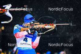02.12.2021, Oestersund, Sweden, (SWE): Alexander Loginov (RUS) - IBU World Cup Biathlon, sprint men, Oestersund (SWE). www.nordicfocus.com. © Manzoni/NordicFocus. Every downloaded picture is fee-liable.