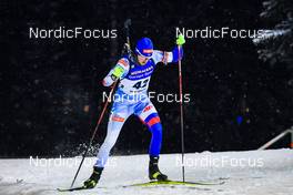 02.12.2021, Oestersund, Sweden, (SWE): Michal Sima (SVK) - IBU World Cup Biathlon, sprint men, Oestersund (SWE). www.nordicfocus.com. © Manzoni/NordicFocus. Every downloaded picture is fee-liable.