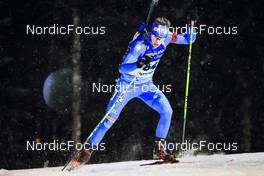 02.12.2021, Oestersund, Sweden, (SWE): Didier Bionaz (ITA) - IBU World Cup Biathlon, sprint men, Oestersund (SWE). www.nordicfocus.com. © Manzoni/NordicFocus. Every downloaded picture is fee-liable.