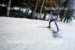 02.12.2021, Oestersund, Sweden, (SWE): Alexandr Mukhin (KAZ) - IBU World Cup Biathlon, sprint men, Oestersund (SWE). www.nordicfocus.com. © Manzoni/NordicFocus. Every downloaded picture is fee-liable.