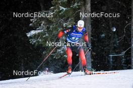 02.12.2021, Oestersund, Sweden, (SWE): Sivert Guttorm Bakken (NOR) - IBU World Cup Biathlon, sprint men, Oestersund (SWE). www.nordicfocus.com. © Manzoni/NordicFocus. Every downloaded picture is fee-liable.