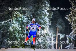 02.12.2021, Oestersund, Sweden, (SWE): Alexander Loginov (RUS) - IBU World Cup Biathlon, sprint men, Oestersund (SWE). www.nordicfocus.com. © Manzoni/NordicFocus. Every downloaded picture is fee-liable.