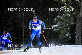 02.12.2021, Oestersund, Sweden, (SWE): Quentin Fillon Maillet (FRA) - IBU World Cup Biathlon, sprint men, Oestersund (SWE). www.nordicfocus.com. © Manzoni/NordicFocus. Every downloaded picture is fee-liable.
