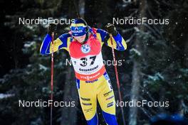 02.12.2021, Oestersund, Sweden, (SWE): Sebastian Samuelsson (SWE) - IBU World Cup Biathlon, sprint men, Oestersund (SWE). www.nordicfocus.com. © Manzoni/NordicFocus. Every downloaded picture is fee-liable.