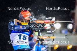 02.12.2021, Oestersund, Sweden, (SWE): Benedikt Doll (GER) - IBU World Cup Biathlon, sprint men, Oestersund (SWE). www.nordicfocus.com. © Manzoni/NordicFocus. Every downloaded picture is fee-liable.