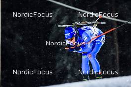 02.12.2021, Oestersund, Sweden, (SWE): Lukas Hofer (ITA) - IBU World Cup Biathlon, sprint men, Oestersund (SWE). www.nordicfocus.com. © Manzoni/NordicFocus. Every downloaded picture is fee-liable.