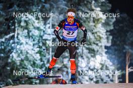 02.12.2021, Oestersund, Sweden, (SWE): Jules Burnotte (CAN) - IBU World Cup Biathlon, sprint men, Oestersund (SWE). www.nordicfocus.com. © Manzoni/NordicFocus. Every downloaded picture is fee-liable.