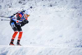 02.12.2021, Oestersund, Sweden, (SWE): Adam Runnalls (CAN) - IBU World Cup Biathlon, sprint men, Oestersund (SWE). www.nordicfocus.com. © Manzoni/NordicFocus. Every downloaded picture is fee-liable.