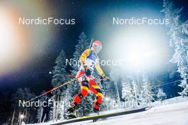 02.12.2021, Oestersund, Sweden, (SWE): Tom Lahaye-Goffart (BEL) - IBU World Cup Biathlon, sprint men, Oestersund (SWE). www.nordicfocus.com. © Manzoni/NordicFocus. Every downloaded picture is fee-liable.