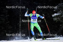 02.12.2021, Oestersund, Sweden, (SWE): Lovro Planko (SLO) - IBU World Cup Biathlon, sprint men, Oestersund (SWE). www.nordicfocus.com. © Manzoni/NordicFocus. Every downloaded picture is fee-liable.