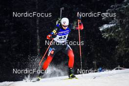 02.12.2021, Oestersund, Sweden, (SWE): Johannes Dale (NOR) - IBU World Cup Biathlon, sprint men, Oestersund (SWE). www.nordicfocus.com. © Manzoni/NordicFocus. Every downloaded picture is fee-liable.