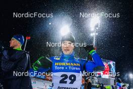 02.12.2021, Oestersund, Sweden, (SWE): Anton Smolski (BLR) - IBU World Cup Biathlon, sprint men, Oestersund (SWE). www.nordicfocus.com. © Manzoni/NordicFocus. Every downloaded picture is fee-liable.