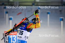 02.12.2021, Oestersund, Sweden, (SWE): Cesar Beauvais (BEL) - IBU World Cup Biathlon, sprint men, Oestersund (SWE). www.nordicfocus.com. © Manzoni/NordicFocus. Every downloaded picture is fee-liable.