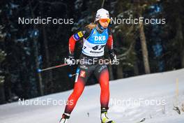 02.12.2021, Oestersund, Sweden, (SWE): Ida Lien (NOR) - IBU World Cup Biathlon, sprint women, Oestersund (SWE). www.nordicfocus.com. © Manzoni/NordicFocus. Every downloaded picture is fee-liable.