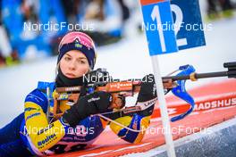 02.12.2021, Oestersund, Sweden, (SWE): Anna Magnusson (SWE) - IBU World Cup Biathlon, sprint women, Oestersund (SWE). www.nordicfocus.com. © Manzoni/NordicFocus. Every downloaded picture is fee-liable.