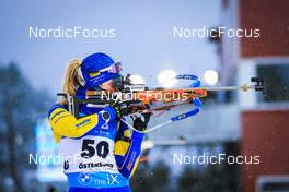 02.12.2021, Oestersund, Sweden, (SWE): Mona Brorsson (SWE) - IBU World Cup Biathlon, sprint women, Oestersund (SWE). www.nordicfocus.com. © Manzoni/NordicFocus. Every downloaded picture is fee-liable.