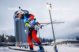 02.12.2021, Oestersund, Sweden, (SWE): Marte Olsbu Roeiseland (NOR) - IBU World Cup Biathlon, sprint women, Oestersund (SWE). www.nordicfocus.com. © Manzoni/NordicFocus. Every downloaded picture is fee-liable.