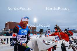 02.12.2021, Oestersund, Sweden, (SWE): Nadia Moser (CAN) - IBU World Cup Biathlon, sprint women, Oestersund (SWE). www.nordicfocus.com. © Manzoni/NordicFocus. Every downloaded picture is fee-liable.