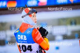 02.12.2021, Oestersund, Sweden, (SWE): Yuhuan Ding (CHN) - IBU World Cup Biathlon, sprint women, Oestersund (SWE). www.nordicfocus.com. © Manzoni/NordicFocus. Every downloaded picture is fee-liable.