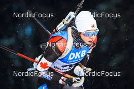 02.12.2021, Oestersund, Sweden, (SWE): Benita Peiffer (CAN) - IBU World Cup Biathlon, sprint women, Oestersund (SWE). www.nordicfocus.com. © Manzoni/NordicFocus. Every downloaded picture is fee-liable.