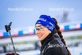 02.12.2021, Oestersund, Sweden, (SWE): Aita Gasparin (SUI) - IBU World Cup Biathlon, sprint women, Oestersund (SWE). www.nordicfocus.com. © Manzoni/NordicFocus. Every downloaded picture is fee-liable.