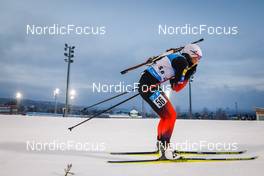 02.12.2021, Oestersund, Sweden, (SWE): Karoline Offigstad Knotten (NOR) - IBU World Cup Biathlon, sprint women, Oestersund (SWE). www.nordicfocus.com. © Manzoni/NordicFocus. Every downloaded picture is fee-liable.