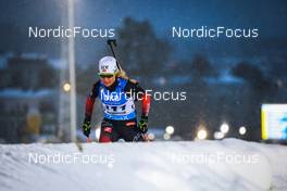02.12.2021, Oestersund, Sweden, (SWE): Tiril Eckhoff (NOR) - IBU World Cup Biathlon, sprint women, Oestersund (SWE). www.nordicfocus.com. © Manzoni/NordicFocus. Every downloaded picture is fee-liable.